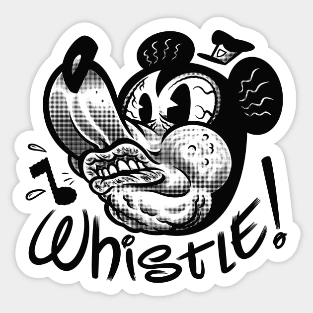 Whistle! Sticker by GiMETZCO!